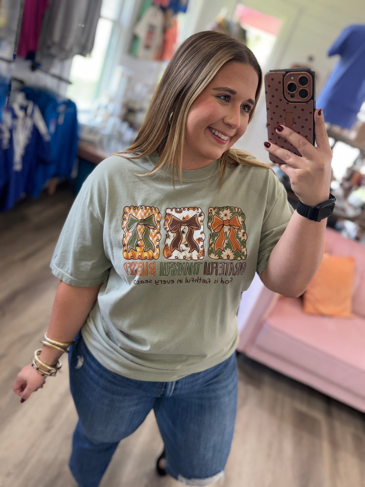 Grateful Thankful Blessed Tee