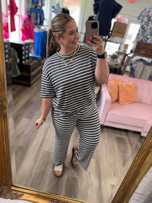 Weekend Escape Striped Lounge Set