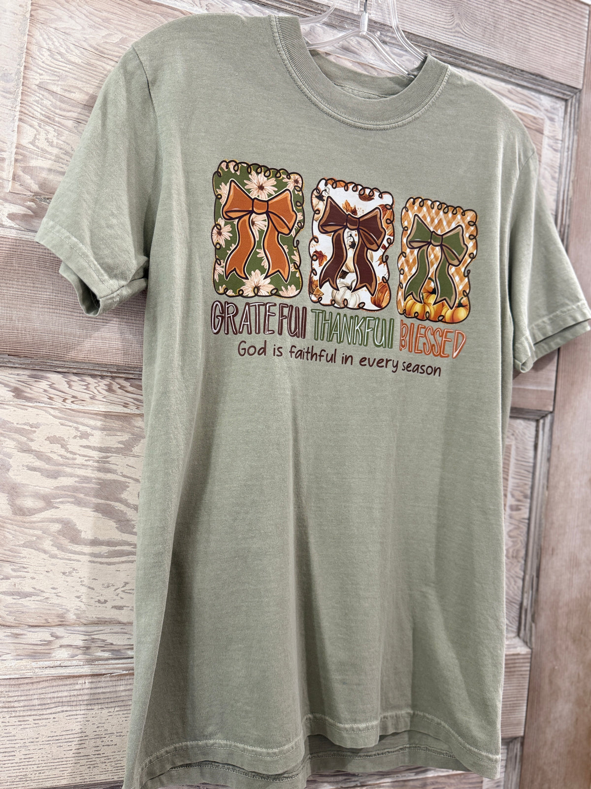 Grateful Thankful Blessed Tee