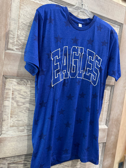 Varsity Outline Eagles Star Tee