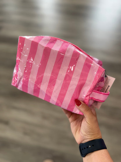 Getaway Stripe Cosmetic Bag