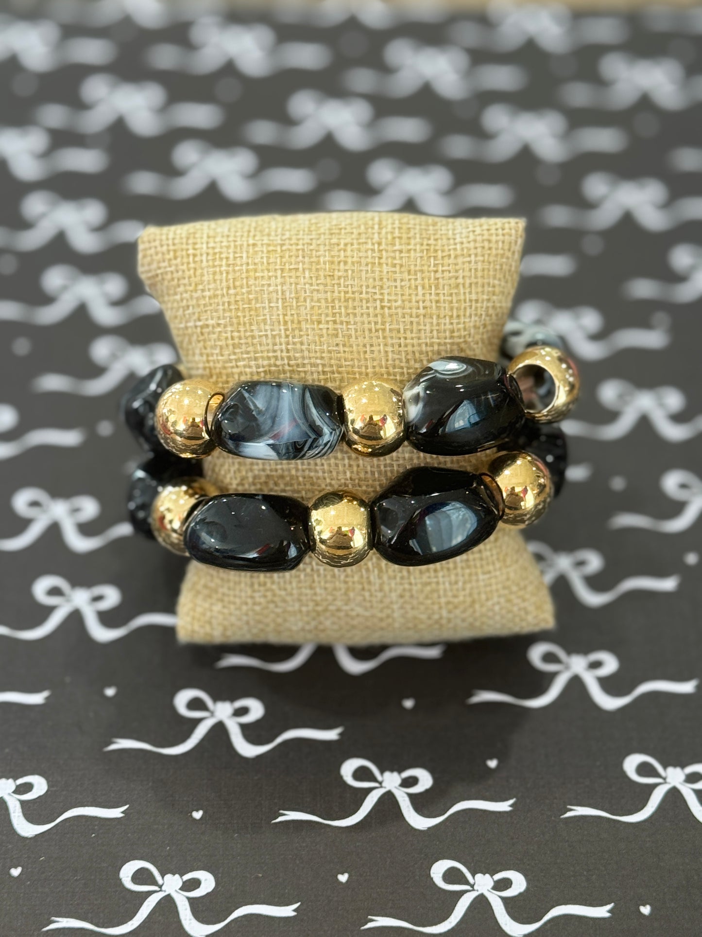 Chunky Beaded Bracelet Set