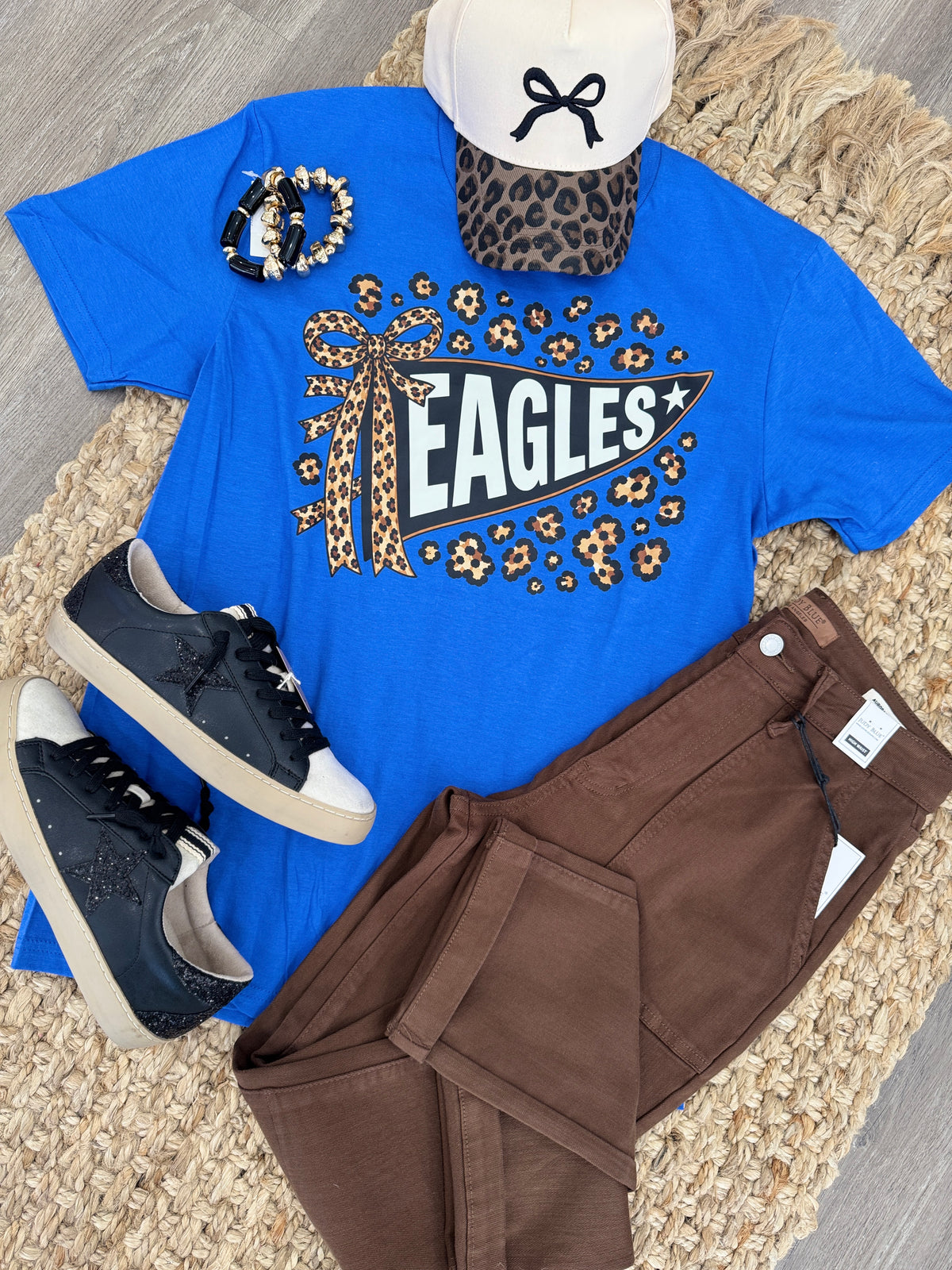 Eages School Spirit Flag Tee