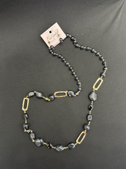 Retro Bohemian Bead Necklace Set