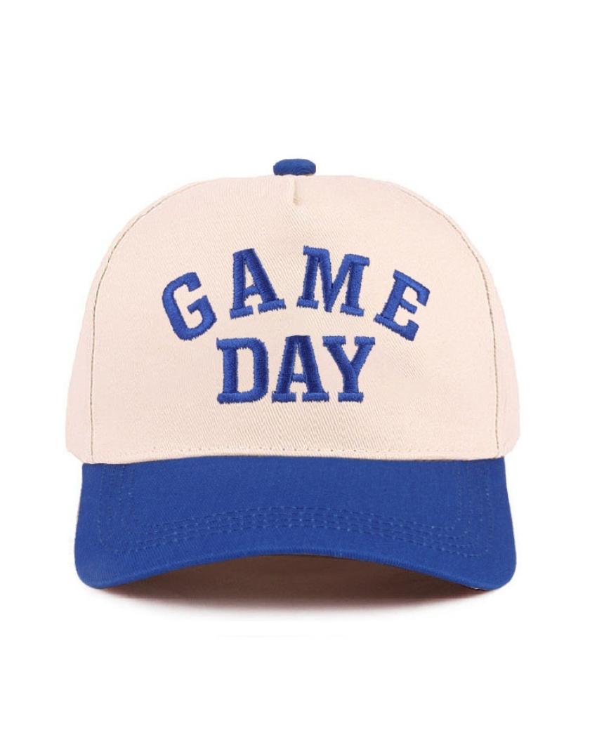 Cap with 'GAME DAY' text on a white background