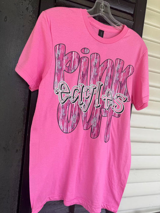 Pink Out Eagles Tee