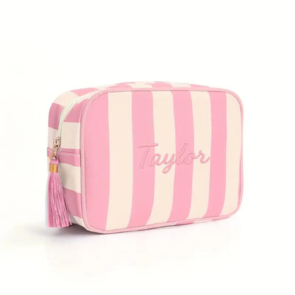 Hazel Stripe Toiletry Pouch