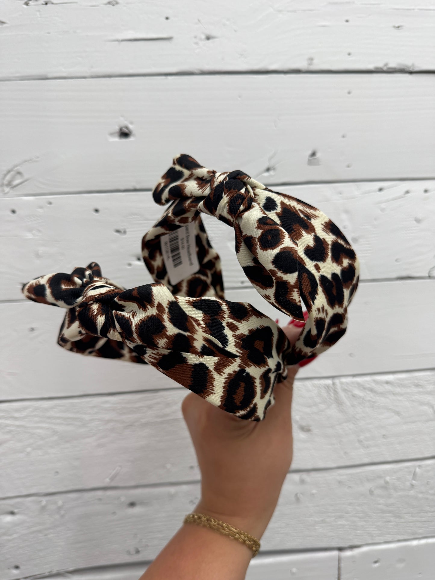Leopard Bow Headband