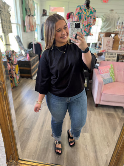 Hayden 3/4 Sleeve Solid Top