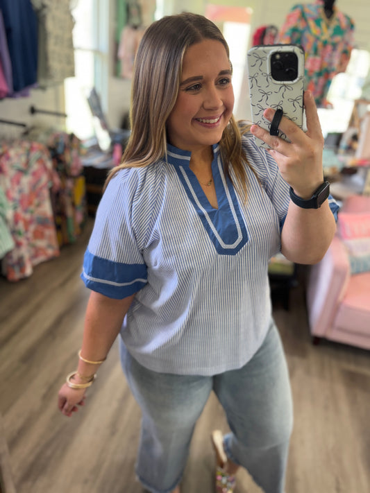Kiera Stripe Top