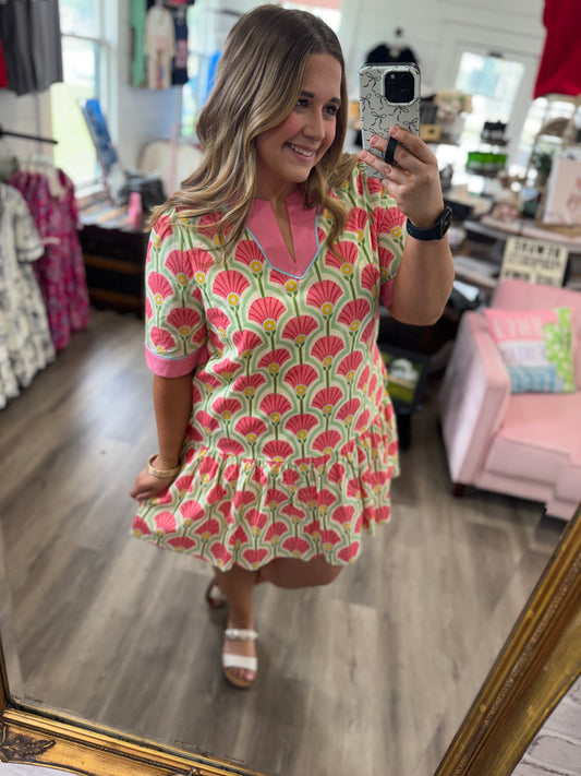 Ashley Floral Print Dress
