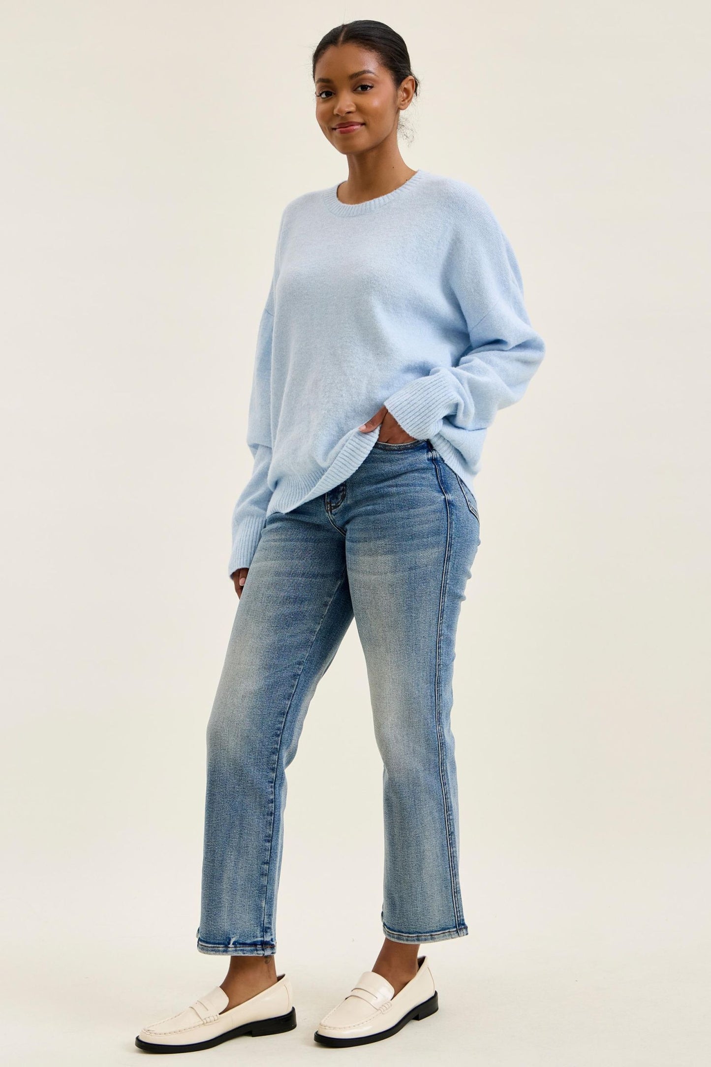 Peggy High Waist Tummy Control Ankle Straight Jeans