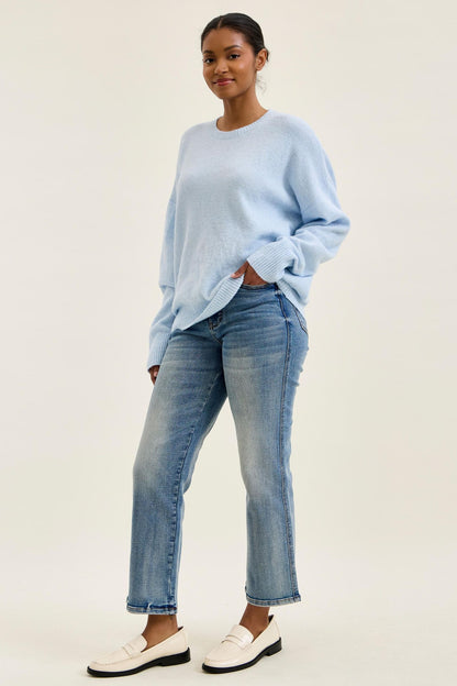 Peggy High Waist Tummy Control Ankle Straight Jeans
