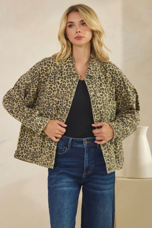 Paxton Leopard Jacket
