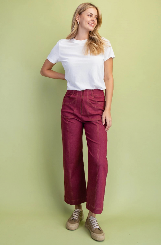 Roxy Burgundy Pants