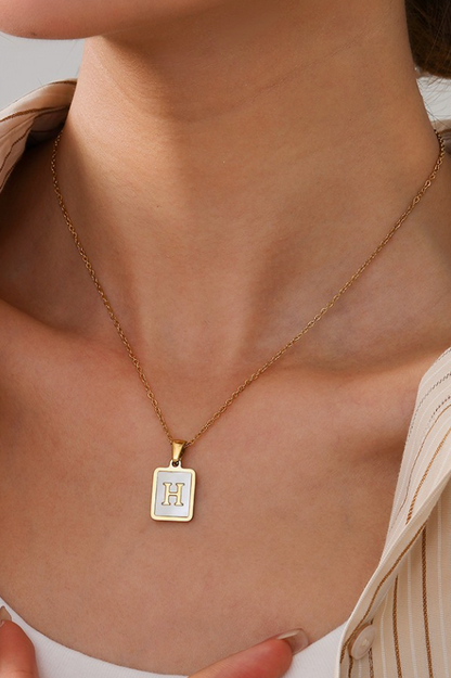 Initial Pendant Necklace