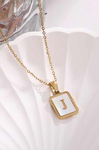 Initial Pendant Necklace