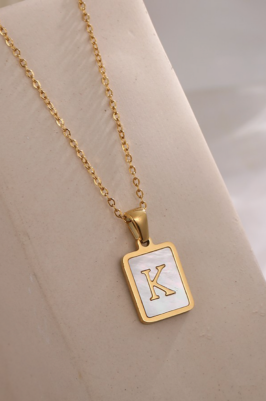 Initial Pendant Necklace