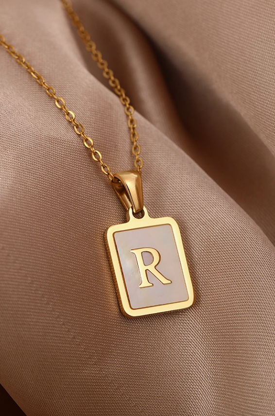 Initial Pendant Necklace