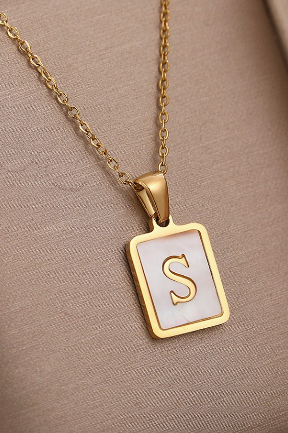 Initial Pendant Necklace