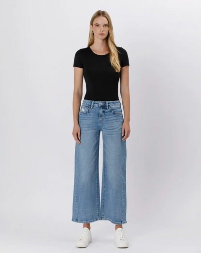 Ideally High Rise Baggy Wide Jeans