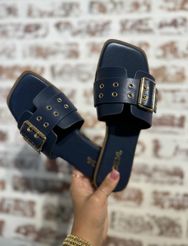 Kendra Navy Sandals