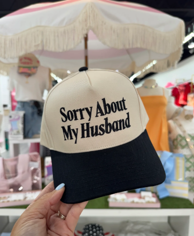Sorry About My Husband Trucker Hat