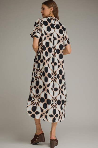 Sutton Printed Midi Dress