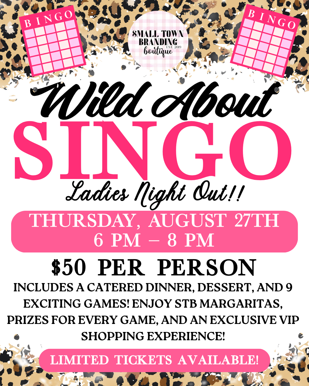 Wild About Singo Ticket 🎤🎟